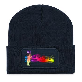 Cool new art - Recycled Patch Beanie - french navy - Front