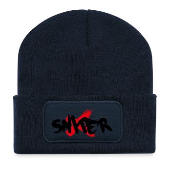sniper - Recycled Patch Beanie - french navy - Front