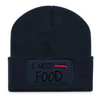 Food - Recycled Patch Beanie - french navy - Front