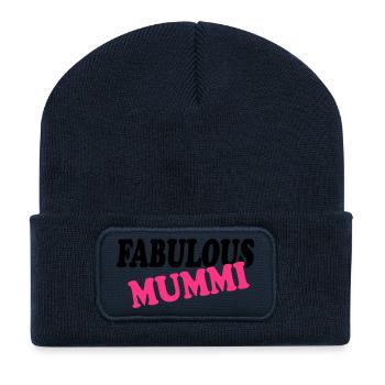 Fabulous mummi - Recycled Patch Beanie - french navy - Front