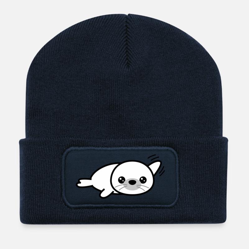 Robbe - Recycelte Patch Beanie - French Navy