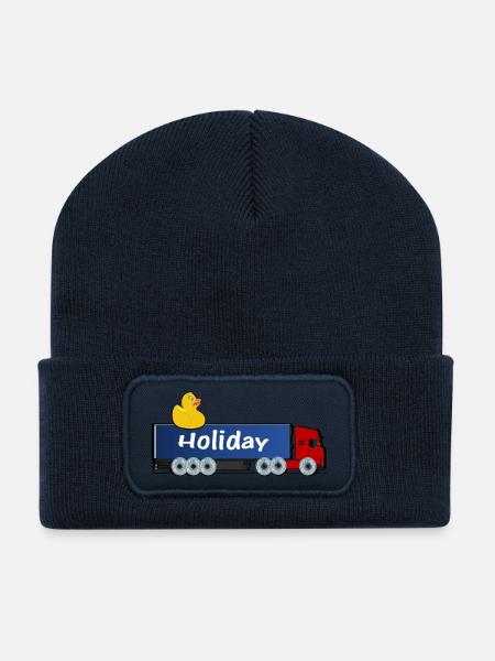 Truck Holiday - Recycled Patch Beanie - french navy