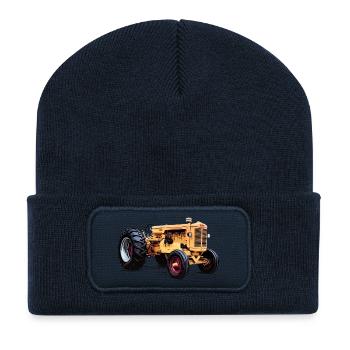 Minneapolis Traktor G-Serie - Recycelte Patch Beanie - French Navy - Vorne