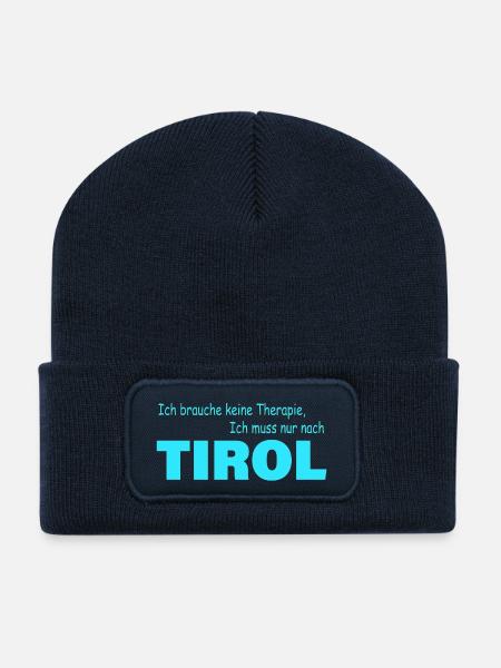 Therapie TIROL - Recycelte Patch Beanie - French Navy