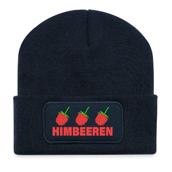 FRAMBOISES - Beanie recyclé à patch - bleu marine - Devant