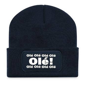 Olé - Recycelte Patch Beanie - French Navy - Vorne