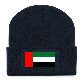 Vereinigte Arabische Emirate - Recycelte Patch Beanie - French Navy - Vorne