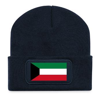 Kuwait - Recycelte Patch Beanie - French Navy - Vorne