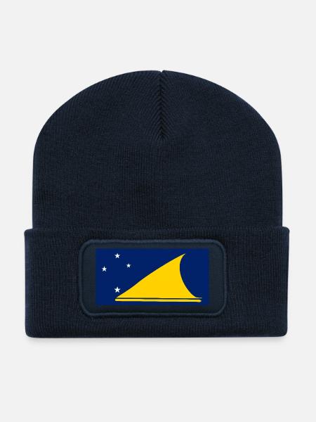 Tokelau - Recycelte Patch Beanie - French Navy
