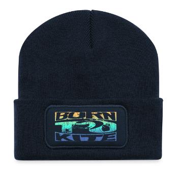 Born to Kite - Recycled Patch Beanie - french navy - Front