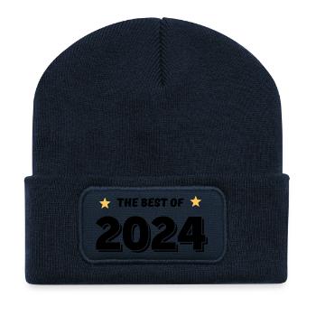 Das Beste aus 2024 - Recycelte Patch Beanie - French Navy - Vorne