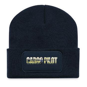 Pilote cargo An-12 - Beanie recyclé à patch - bleu marine - Devant