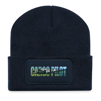 Pilote cargo DC-3 - Beanie recyclé à patch - bleu marine - Devant