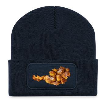 Kaiserschmarrn Austria - Recycled Patch Beanie - french navy - Front