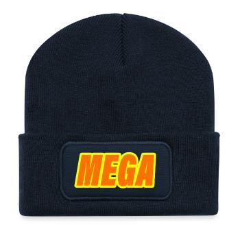 mega - Recycled Patch Beanie - french navy - Front