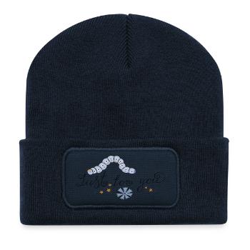 Juste pour vous Caterpillar - Beanie recyclé à patch - bleu marine - Devant