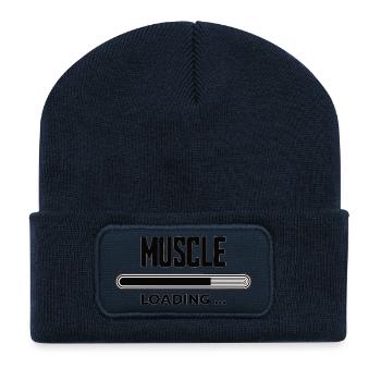 Progression de la charge musculaire - Beanie recyclé à patch - bleu marine - Devant