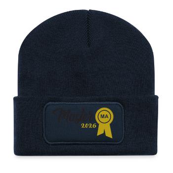 Master 2026 Graduation Graduation - Recycled Patch Beanie - french navy - Front
