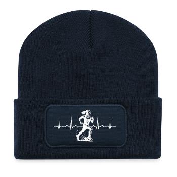 Compact running design for racing - Recycled Patch Beanie - french navy - Front
