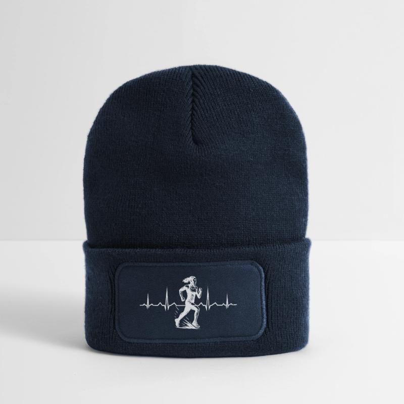 Conception compacte pour la course automobile Beanie recyclé à patch