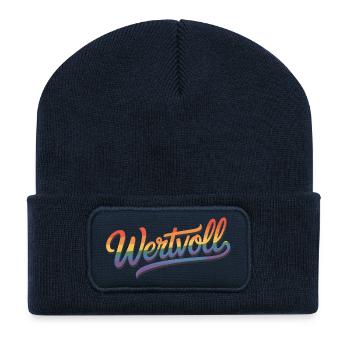 Valuable - Human Dignity LGBT Rainbow Gay Pride - Recycled Patch Beanie - french navy - Front