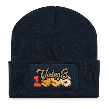 Millésime 1996 - Beanie recyclé à patch - bleu marine - Devant