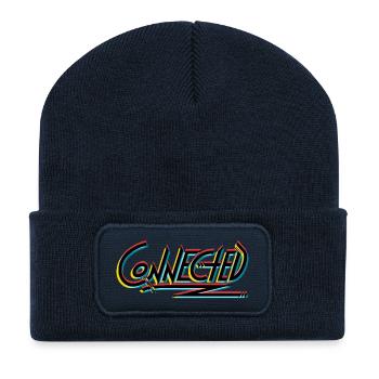 Connected_black_prism - Recycled Patch Beanie - french navy - Front