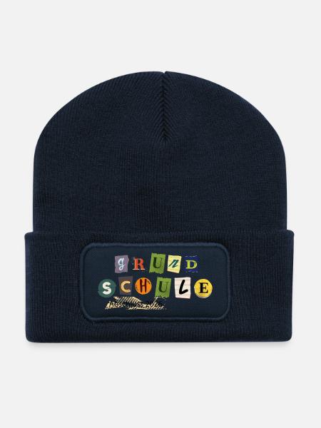Schulabschluss 2026 - Recycelte Patch Beanie - French Navy