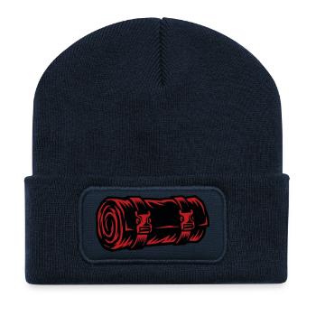 Sleeping Bag Camping Sleeping Mat Outdoor Survival - Recycled Patch Beanie - french navy - Front