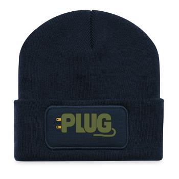 STECKER – Derzeit nicht verfügbar - Recycelte Patch Beanie - French Navy - Vorne