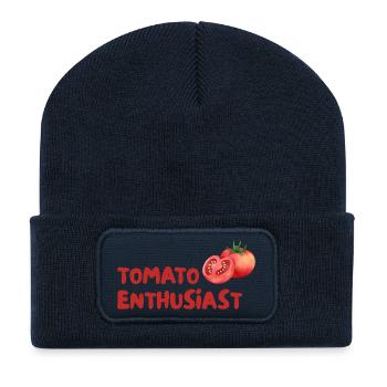 Tomato Enthusiast Graphic Tee - Recycelte Patch Beanie - French Navy - Vorne