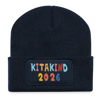 Kita Kind 2026 - Recycled Patch Beanie - french navy - Front