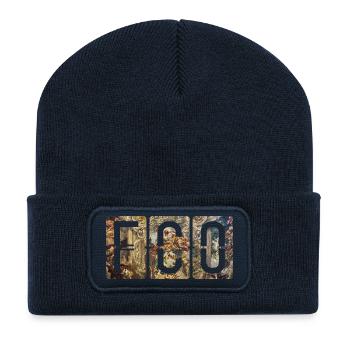 Flughafen-FCO Rom Fiumicino - Recycelte Patch Beanie - French Navy - Vorne