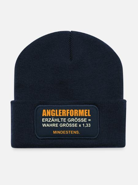 Anglerformel - Recycelte Patch Beanie - French Navy