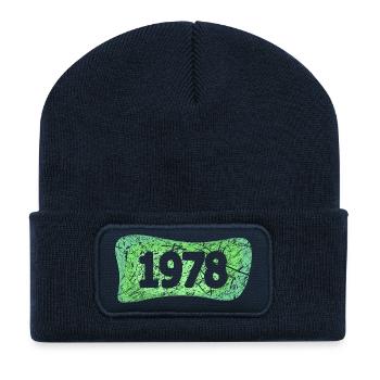 Kratzer 1978 - Recycelte Patch Beanie - French Navy - Vorne