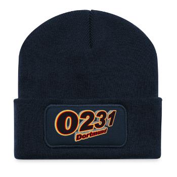0231 Dortmund - Recycled Patch Beanie - french navy - Front