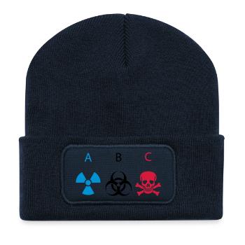 ABC - Atomic Biological Chemical - Recycelte Patch Beanie - French Navy - Vorne