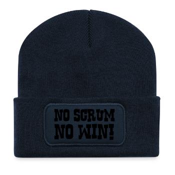 rugby scrum - Recycled Patch Beanie - french navy - Front