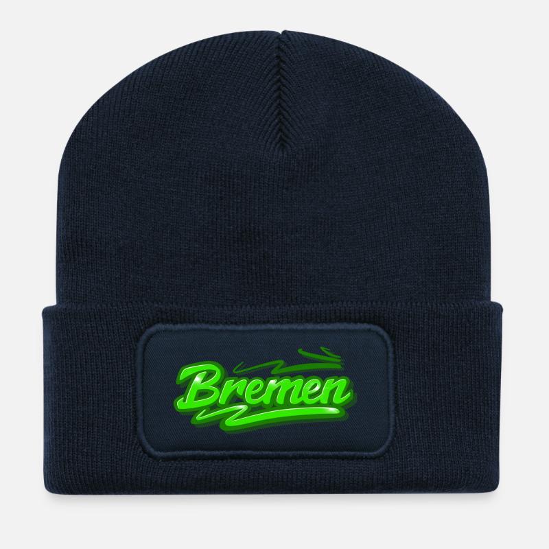 Bremen - Recycelte Patch Beanie - French Navy