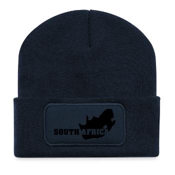 South Africa (ID: 002004) - Recycled Patch Beanie - french navy - Front