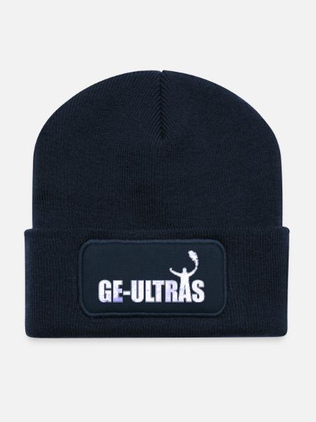 Gelsenkirchen Ultras GE Idée cadeau - Beanie recyclé à patch - bleu marine