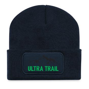 Ultra Trail - Recycelte Patch Beanie - French Navy - Vorne
