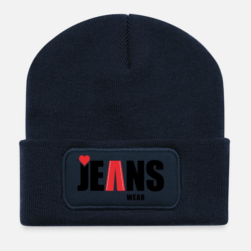 Jeans Wear Heart - Recycled Patch Beanie - french navy