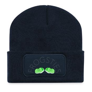 Frogsties - Recycelte Patch Beanie - French Navy - Vorne