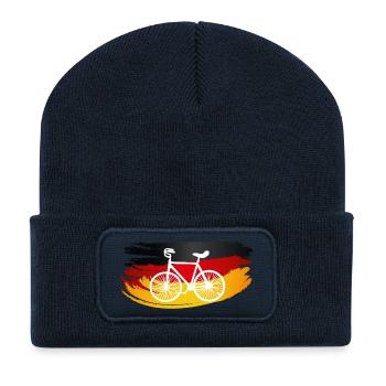 Artistic Cycling, Artistic Cycling, Indoor Cycling, Germany - Recycled Patch Beanie - french navy - Front