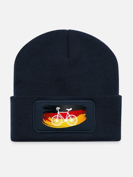 Artistic Cycling, Artistic Cycling, Indoor Cycling, Germany - Recycled Patch Beanie - french navy