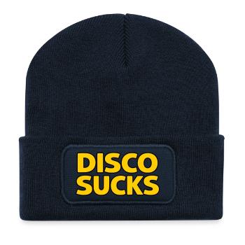 Disco Sucks - Recycled Patch Beanie - french navy - Front