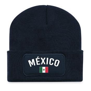 Mexiko - Recycelte Patch Beanie - French Navy - Vorne