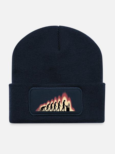 Programmierer – Coding Entwickler & Informatiker - Recycelte Patch Beanie - French Navy