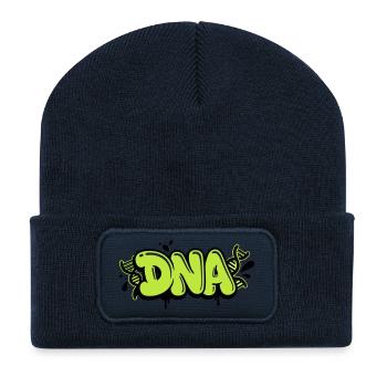 DNA Lettering Graffiti - Recycled Patch Beanie - french navy - Front